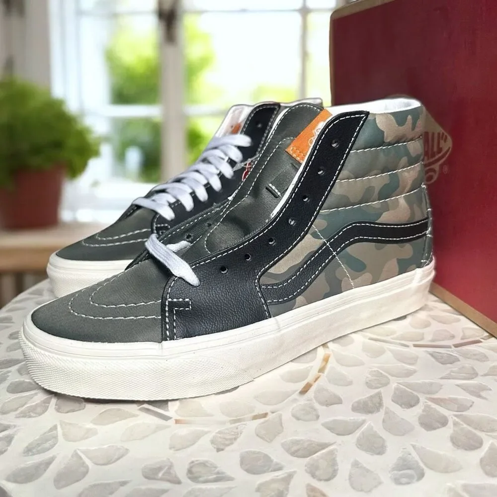 VANS Sk8-Hi Mixed Utility Camo Sneakers Men’s 5 Women’s 6.5 New in Box